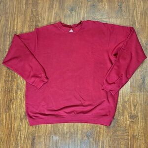 Adidas Men’s Burgundy Long Sleeve Pullover Sweater Size 3XL #SW34